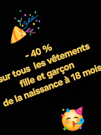40% de remise - offre spéciale 🥳