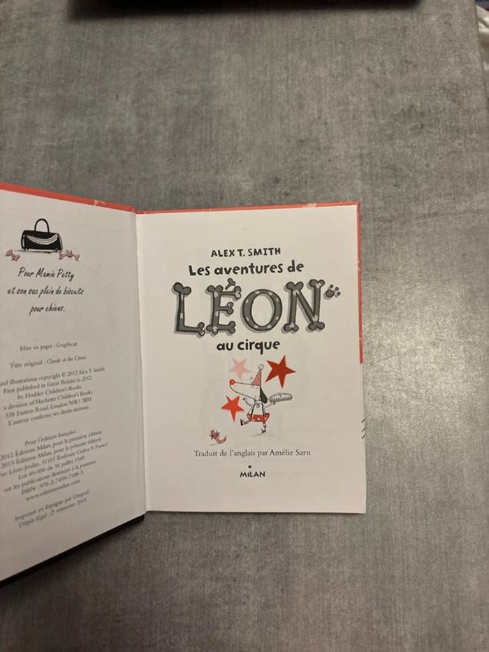 Livre les aventures de Léon au cirque - photo numéro 2