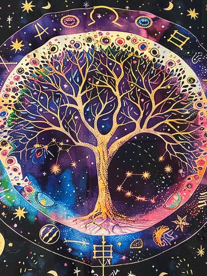 Toile murale arbre de vie - photo numéro 2