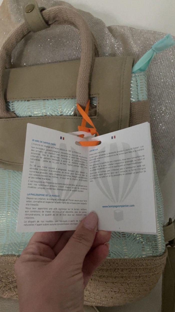 Sac à Dos Neuf "Le Voyage en Panier" Modèle Radisson PM850 - Style Chic et Pratique - photo numéro 4