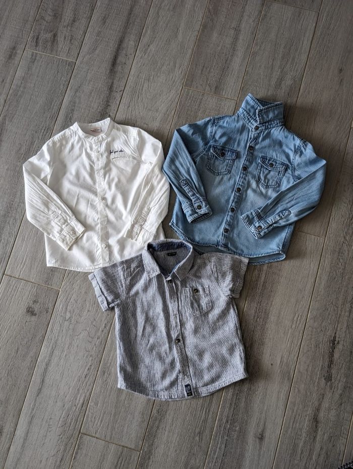 Lot de 3 chemises légères, taille 4 ans - photo numéro 2
