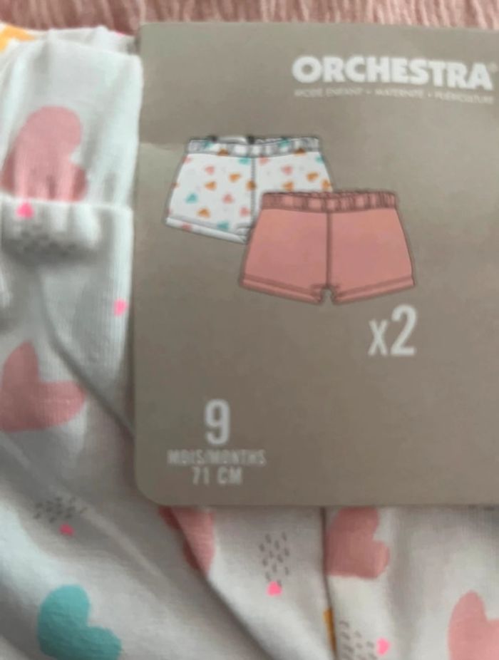 Lot t-shirt et shorts - 9 mois - photo numéro 2