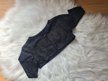 Boléro noir pailletés 98/104cm