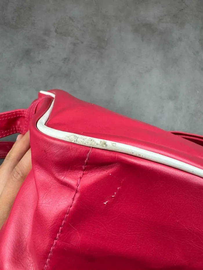Messenger Bag Adidas Vintage Rose Fuchsia Y2k 00’s - photo numéro 12