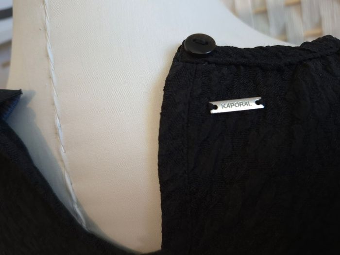 🖤 jolie robe noire Kaporal - détails dentelle & poches femme T36 /S - photo numéro 3