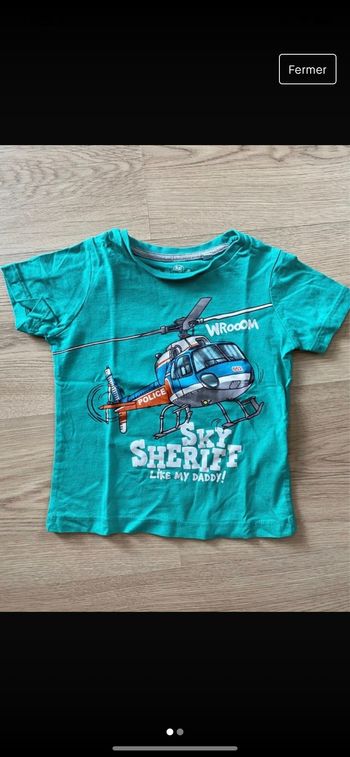 Tee shirt garçon 92cm