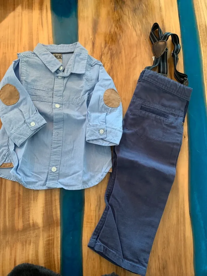 Ensemble tape à l’œil taille 9 mois