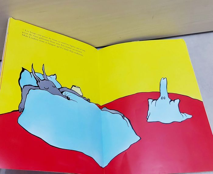 🌺 Livre (école des loisirs) : Loulou à l'école des loups - photo numéro 2