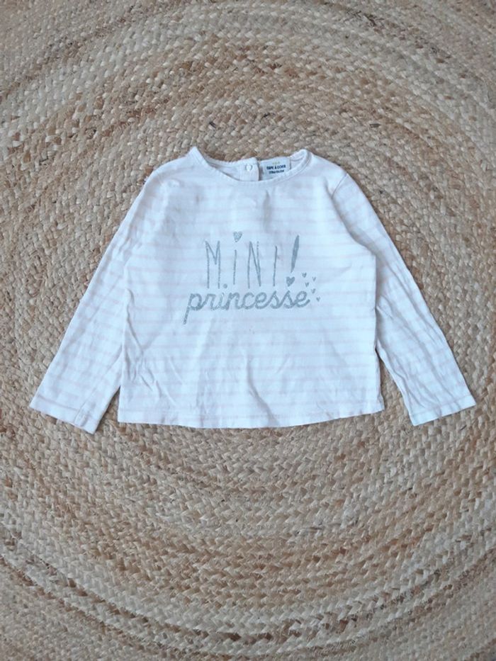 Haut manches longues Tape à l'oeil 86 cm