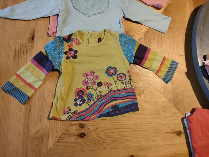 Lot 6 t shorts manches longue 18 mois - photo numéro 8