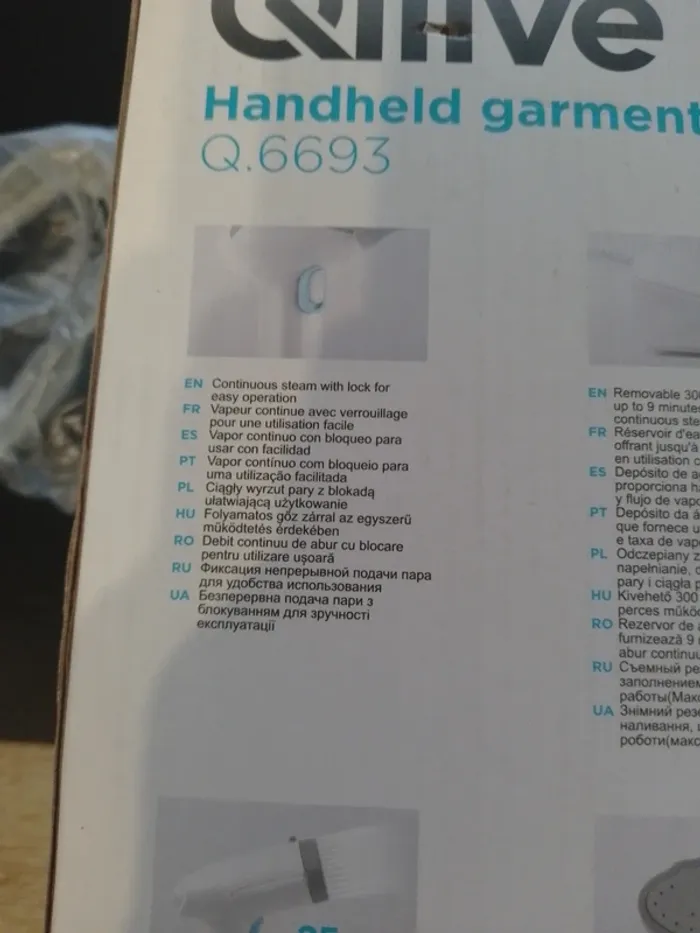 Defroisseur vapeur à main qilive q6693 - photo numéro 5