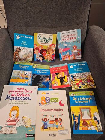 Lot 23 livres apprentissages de la lecture