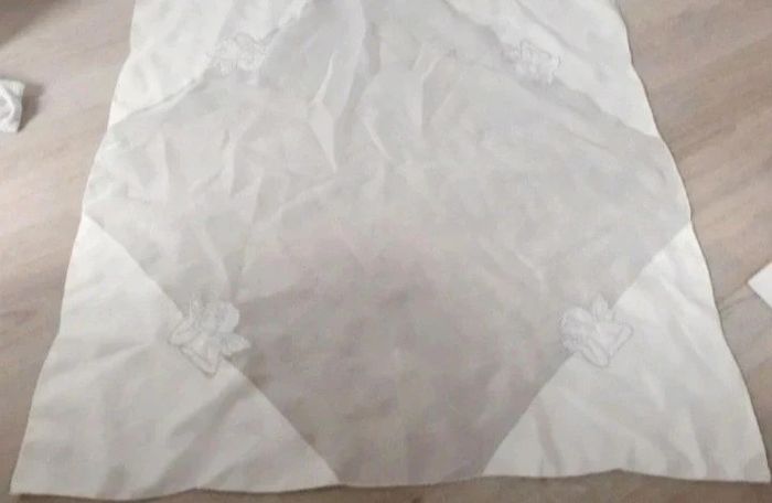 Centre de table blanc anges noel