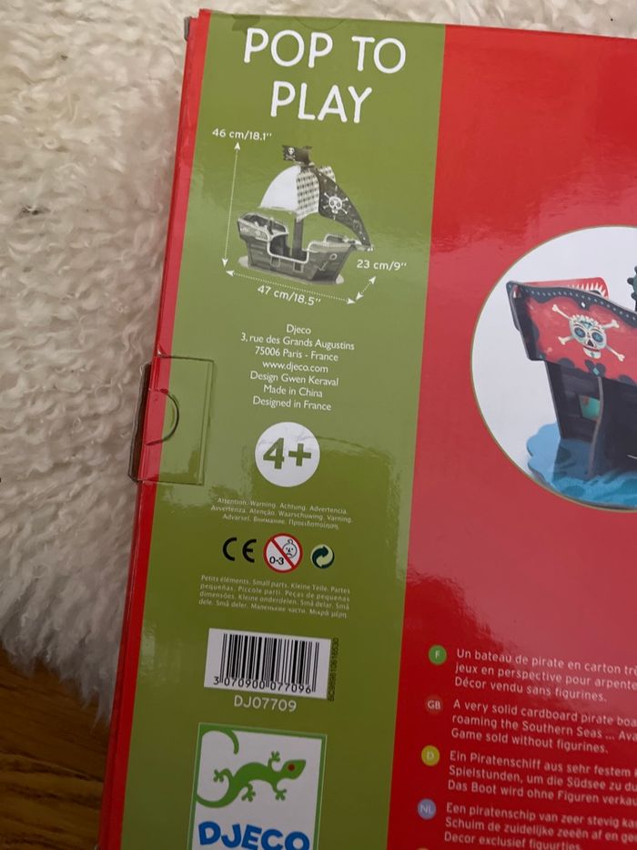 Bateau de pirate djeco pop to play - photo numéro 4