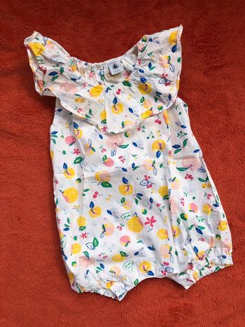Combishort Petit Bateau - 12 mois