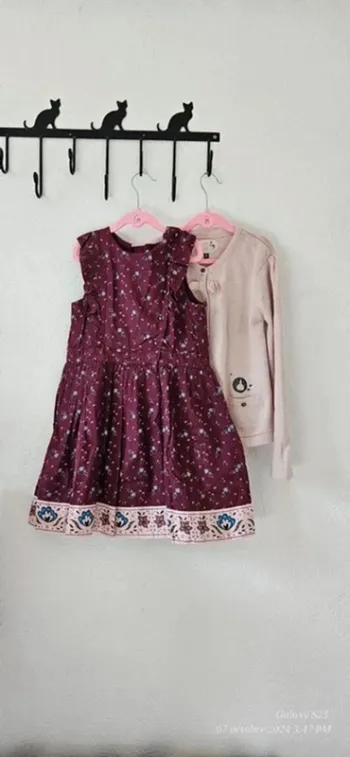 Ensemble robe + gilet, 9 ans, sgmj