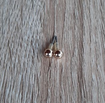 Boucles d'oreilles dorées