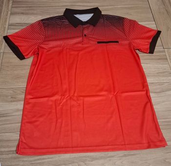Polo manche courte homme couleur contrastée loisirs sport tennis golf décontracté