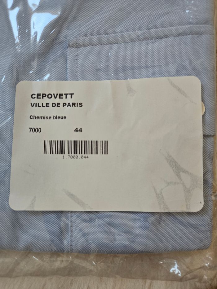 Chemise bleu claire Cepovett taille 44 - photo numéro 4