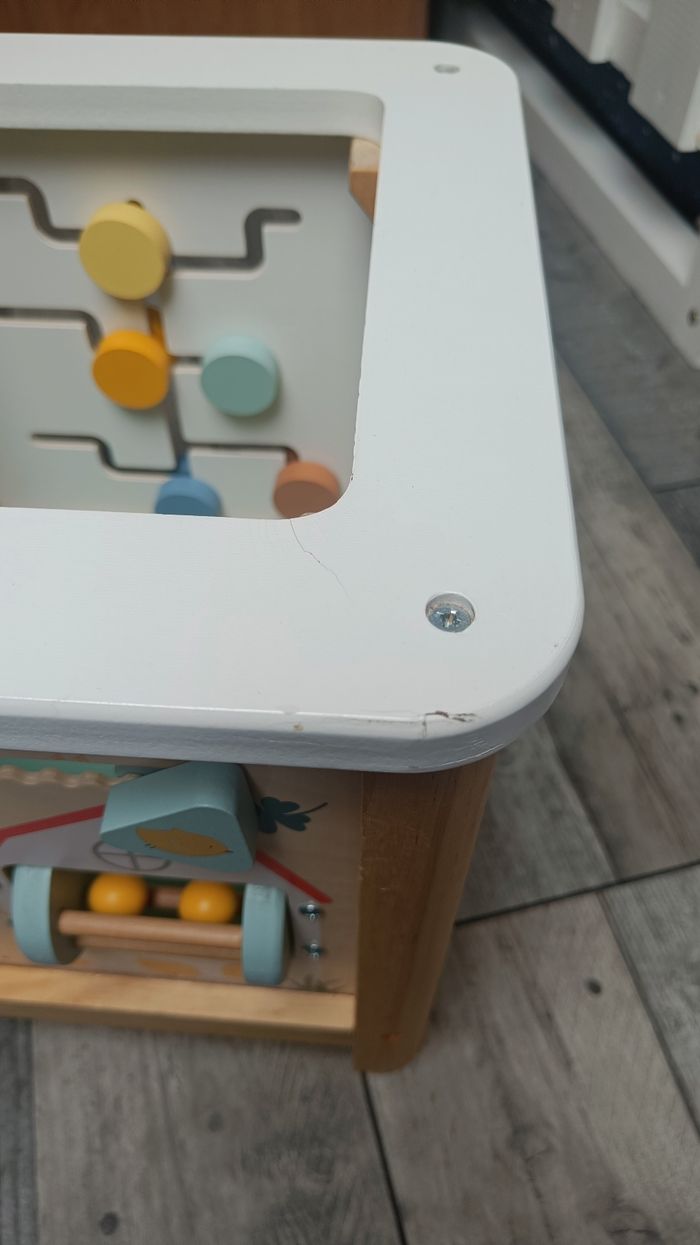 Grand cube d'activités en bois - photo numéro 7