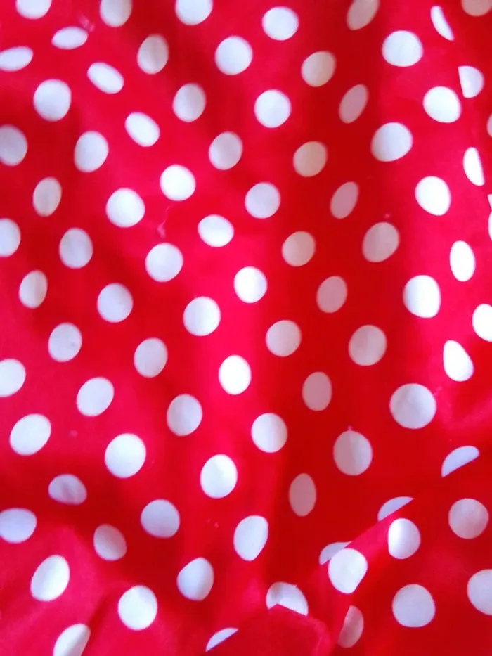 Déguisement fille 7 9 ans souris minnie année folle pois rouge blanc - photo numéro 14