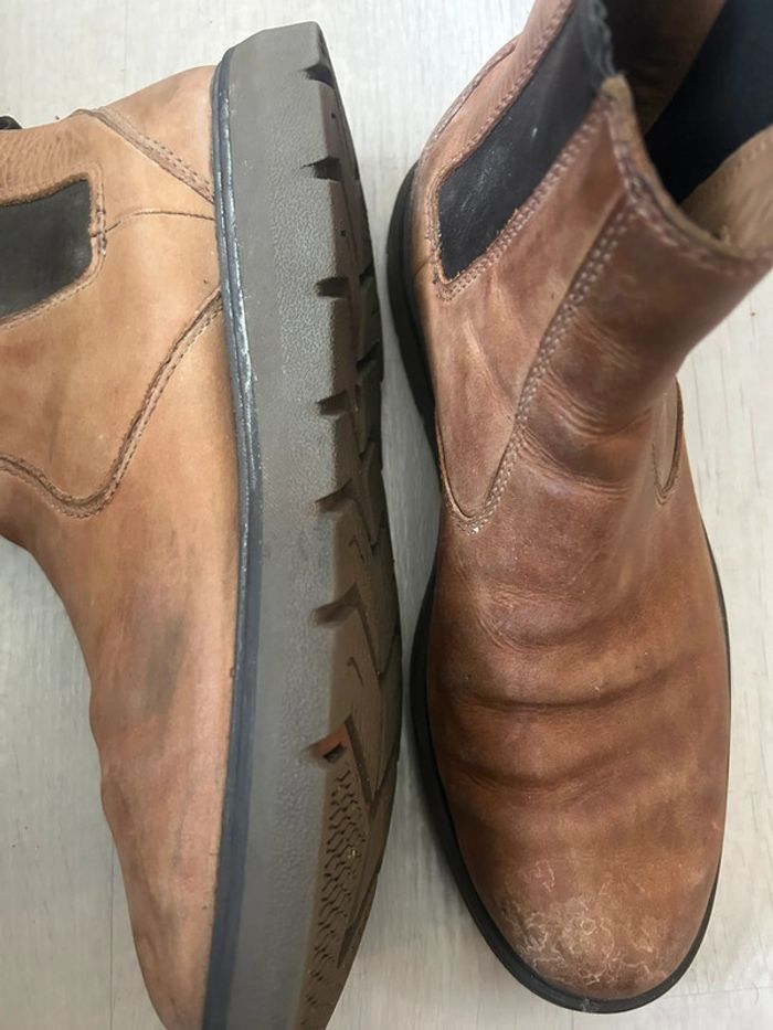 Boot Clark taille 45 couleur cognac - photo numéro 2