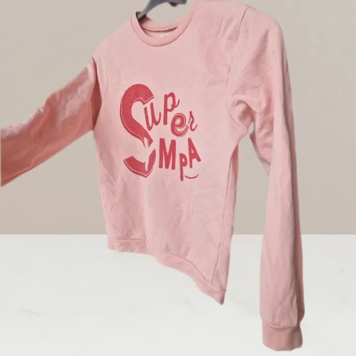 Pull chaud super sympa rose - Gémo - Taille 12 ans - photo numéro 2