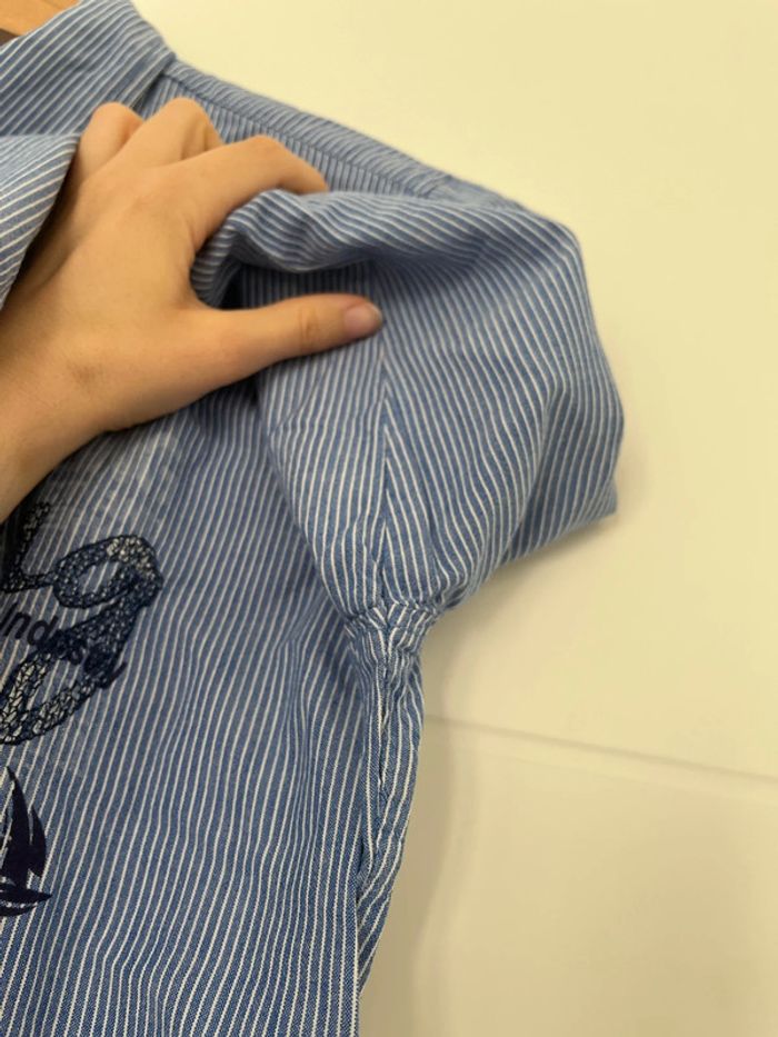 Chemise bleu à rayures taille 40 - photo numéro 14