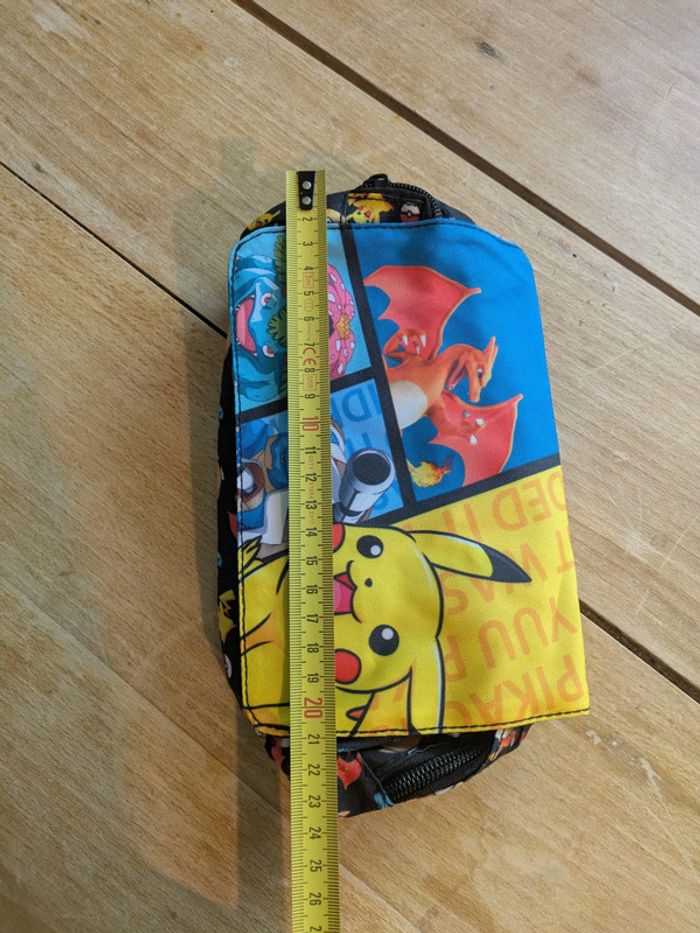 Trousse Pokémon – Pikachu, Tortank, Dracaufeu, Florizarre – école, stylos, rangement - photo numéro 9
