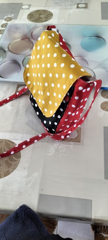 Sac bandoulière à pois