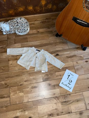 Joli gilet doré sergent major très bon état 6mois/68cm