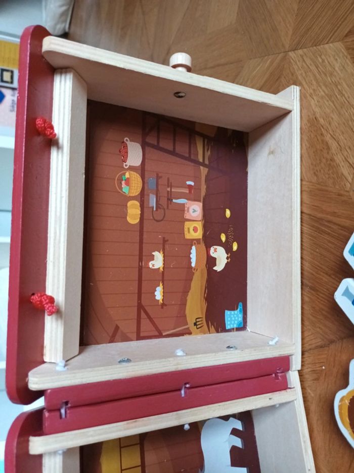 Jouet ferme en bois - photo numéro 11