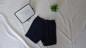 short bleu marine