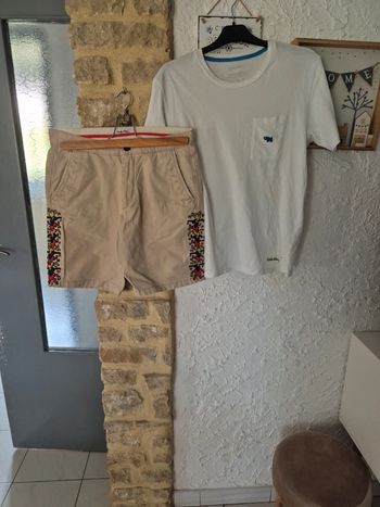 Ensemble original Tee-shirt et short Keith Haring taille S