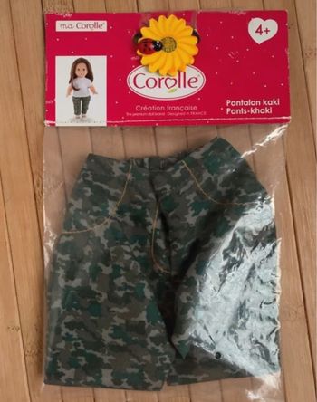 Pantalon kaki  poupée ma corolle