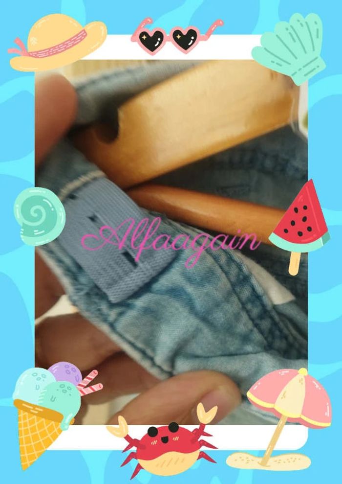 Lot shorts jean 7/8ans - photo numéro 15