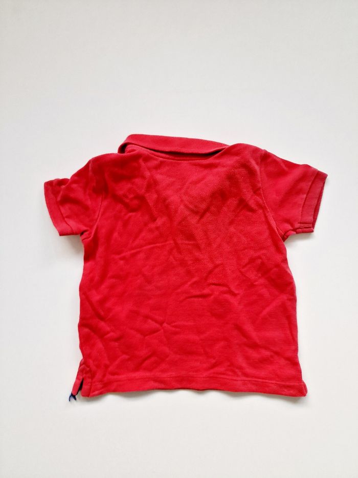 Zara - Polo manches courtes - Rouge framboise (18 mois) - photo numéro 3