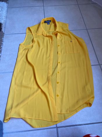 Chemisier jaune  neuf taille 38