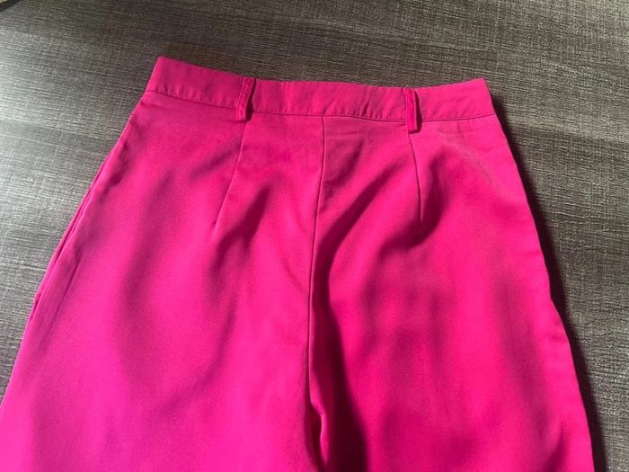 Ensemble, veste et pantalon, droit, couleur rose fuchsia, taille S