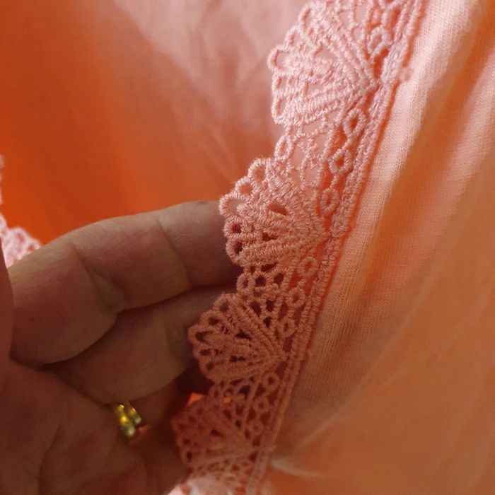 Magnifique haut femme col en V Couleur rose géranium Taille XL Bonobo - photo numéro 2