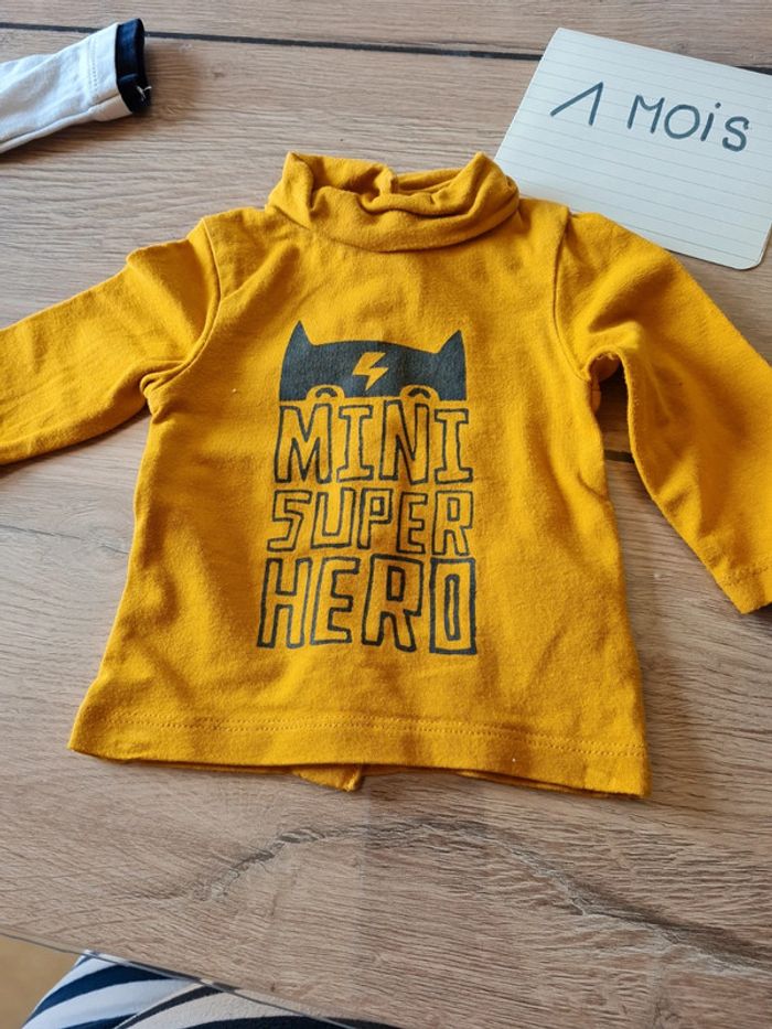 Sous pull sweat col roule - photo numéro 7