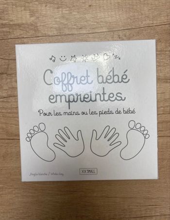 Coffret bébé empreintes