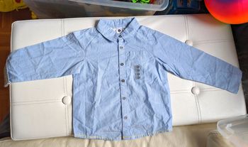 Chemise fines rayures bleues blanches Z Génération