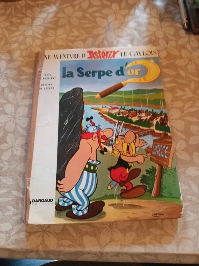 Bd asterix le gaulois année 1962 la serpe d or