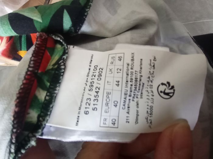 Robe bustier fleurie Camaïeu taille 40 - photo numéro 4