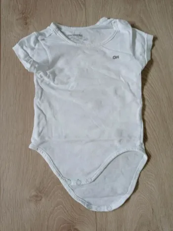 Body uni blanc MC orchestra 12 mois