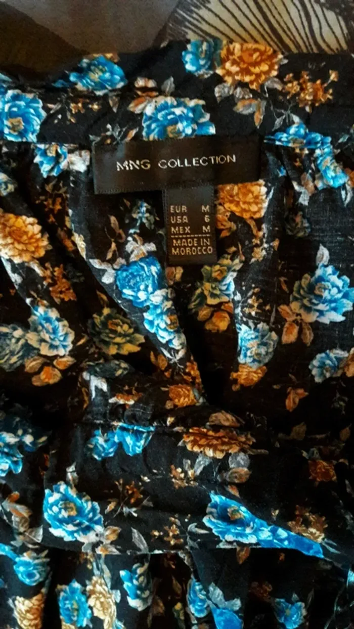 Jupe fluide à fleurs Mango - photo numéro 3