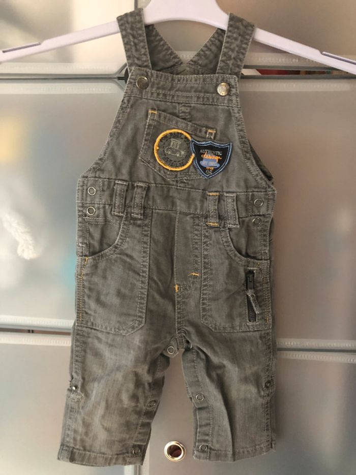 Salopette short en jean orchestra 6 mois