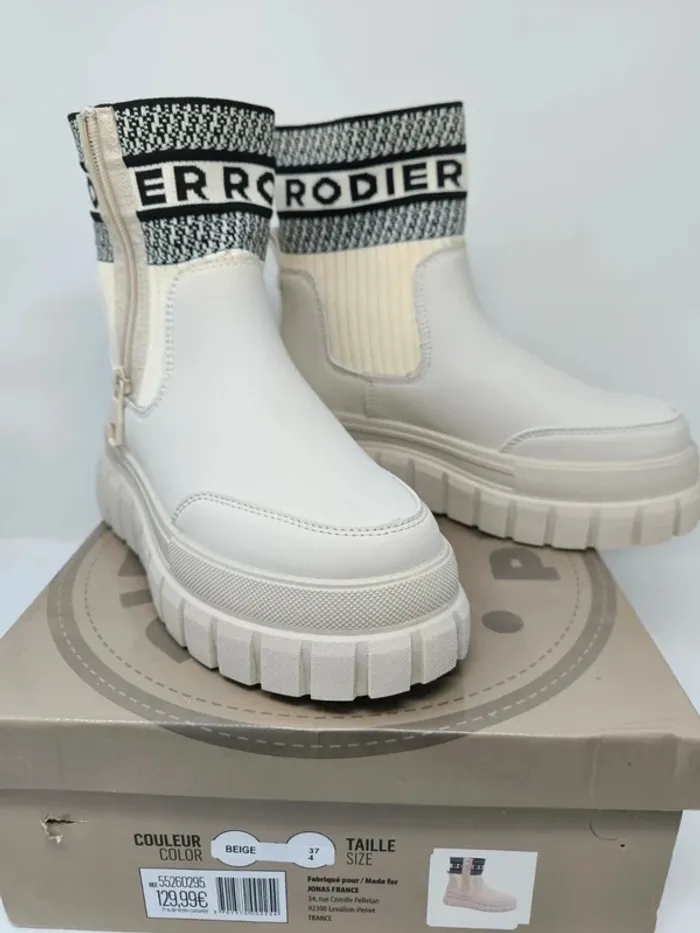 Boots beige Rodier - photo numéro 8