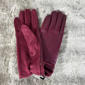 Gants femme élégants boucle prestige hiver tactile